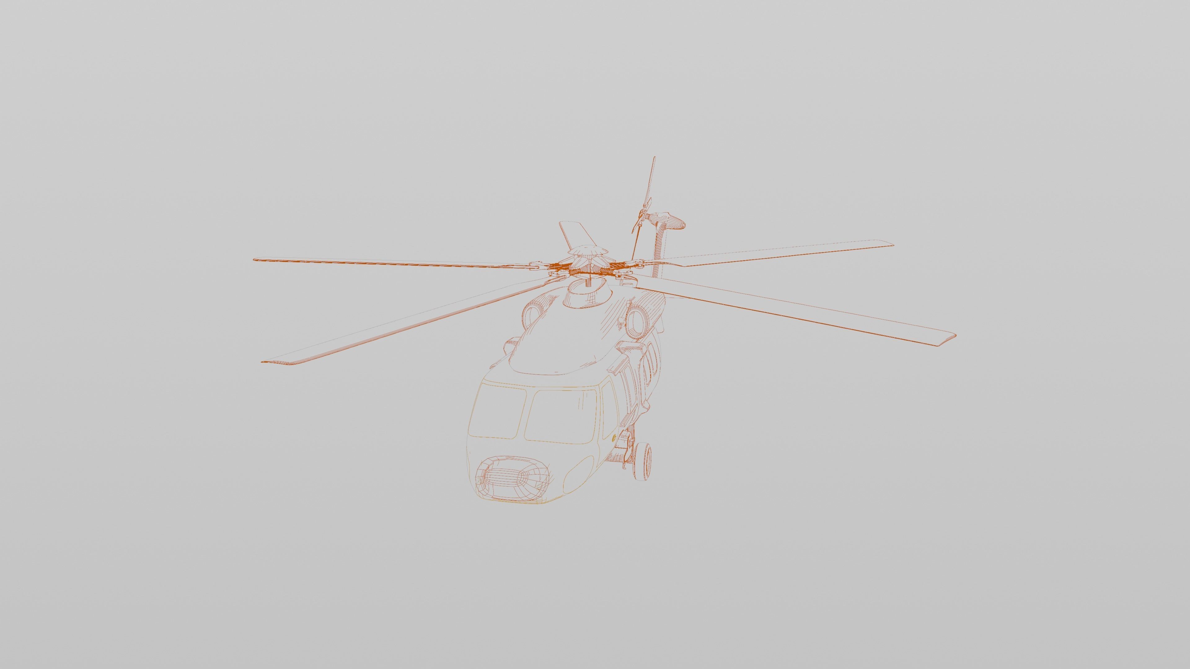 Harbin Z-20 - THE CHINESE BLACK HAWK - 3D model_35