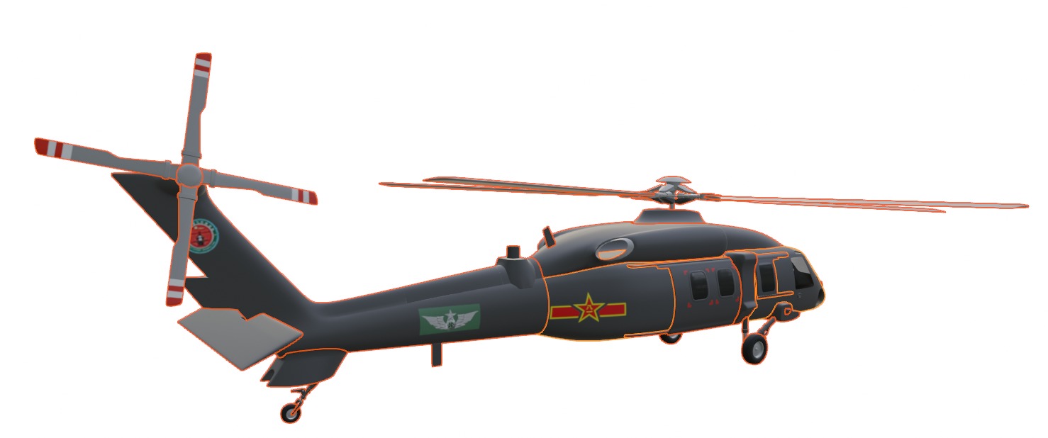 Harbin Z-20 - THE CHINESE BLACK HAWK - 3D model_49