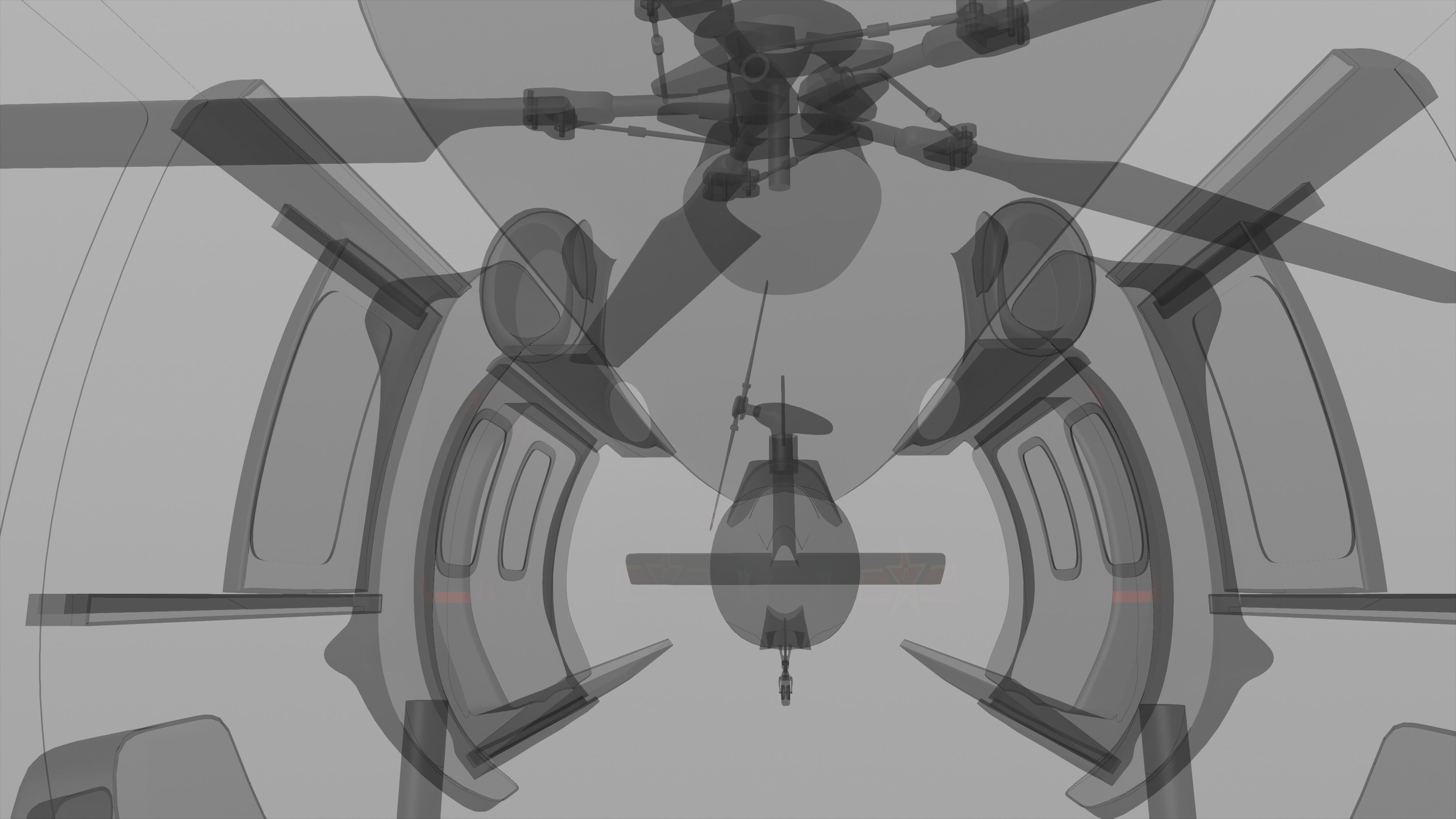 Harbin Z-20 - THE CHINESE BLACK HAWK - 3D model_31