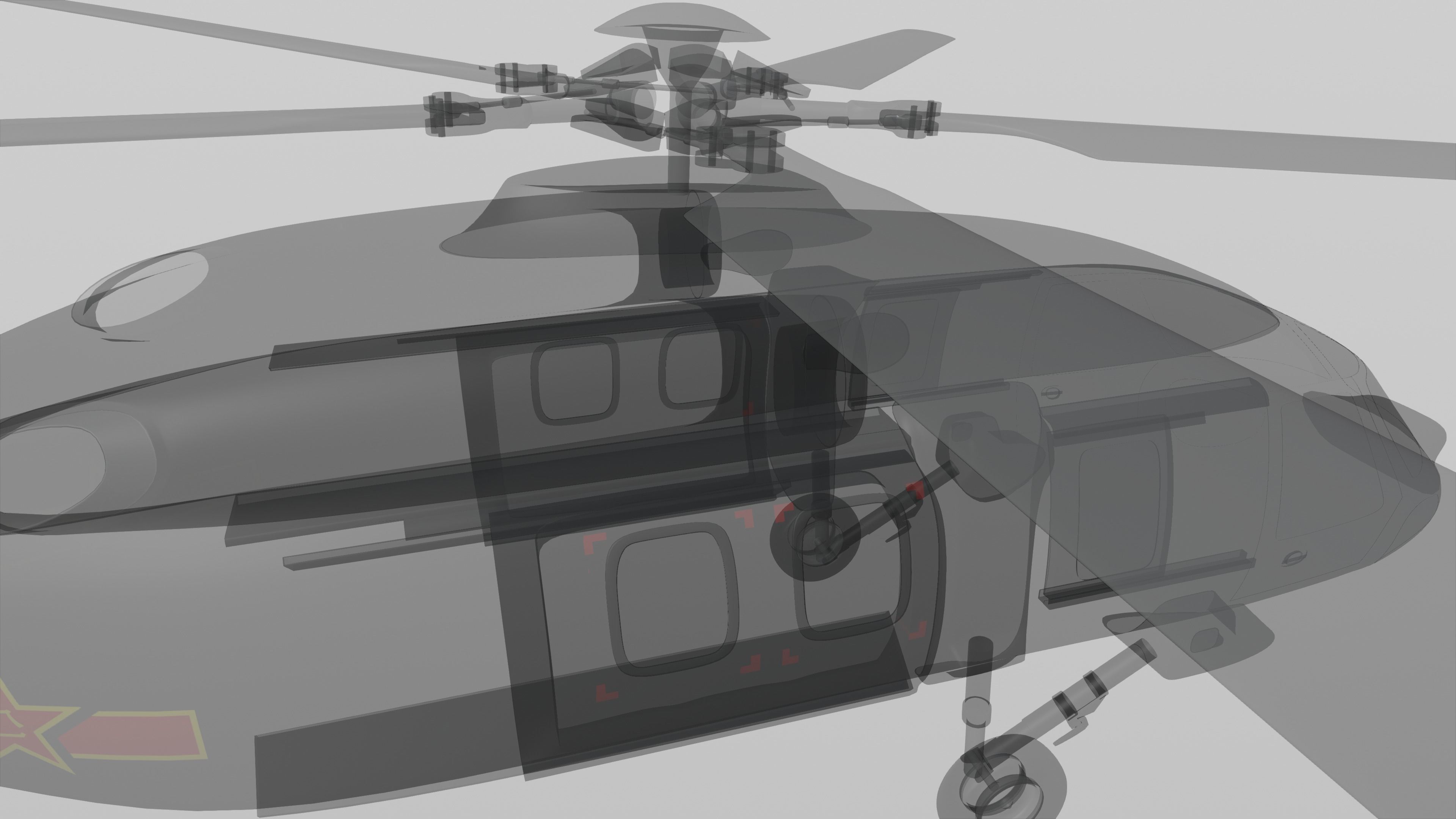 Harbin Z-20 - THE CHINESE BLACK HAWK - 3D model_33
