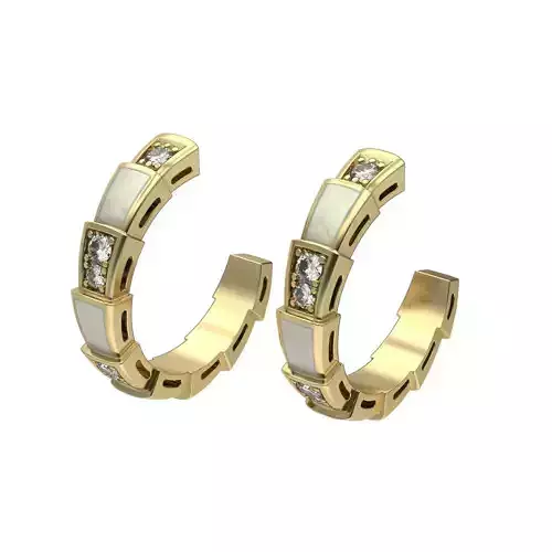 N239-01 Snake earrings