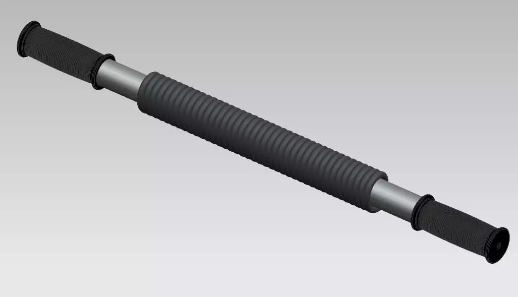 biltqi exercise bar with handle Free 3D model_0