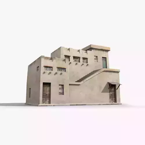 Arab x29 Low-poly 3D model