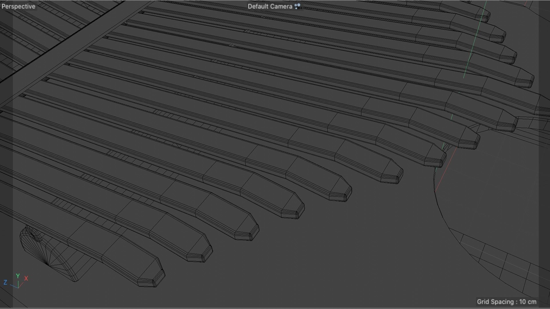 Kalimba Acoustic Piano 3D model_6