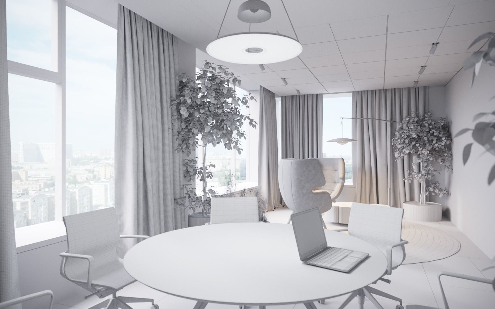 Scene Meeting room 3D model_5