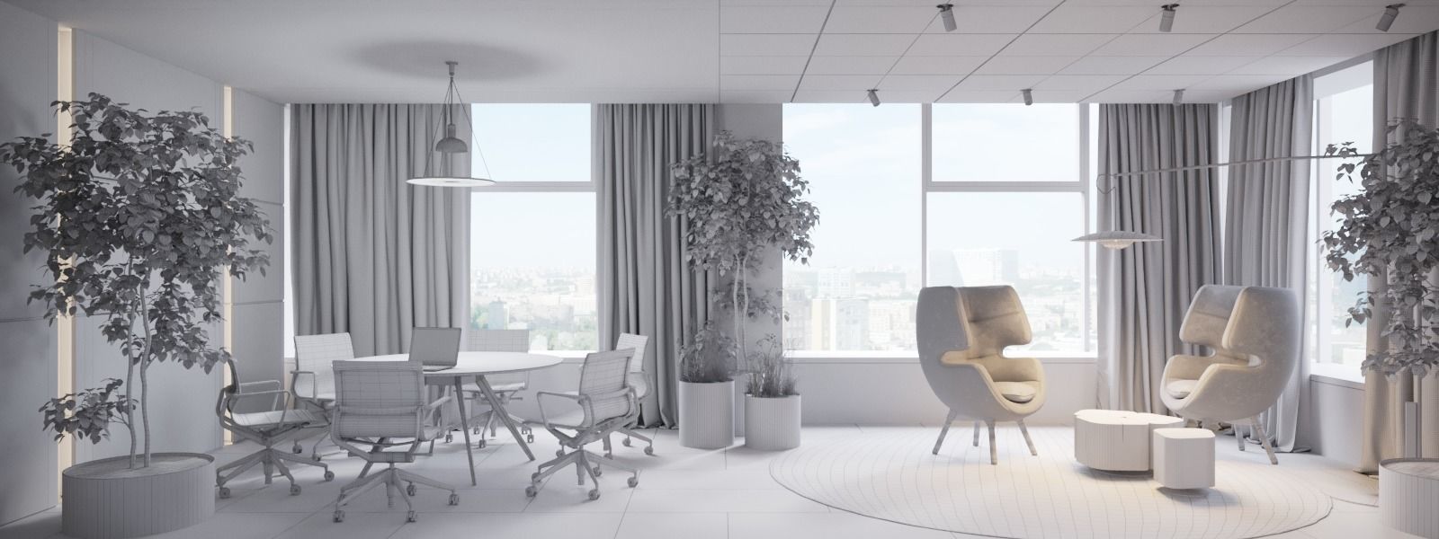 Scene Meeting room 3D model_4