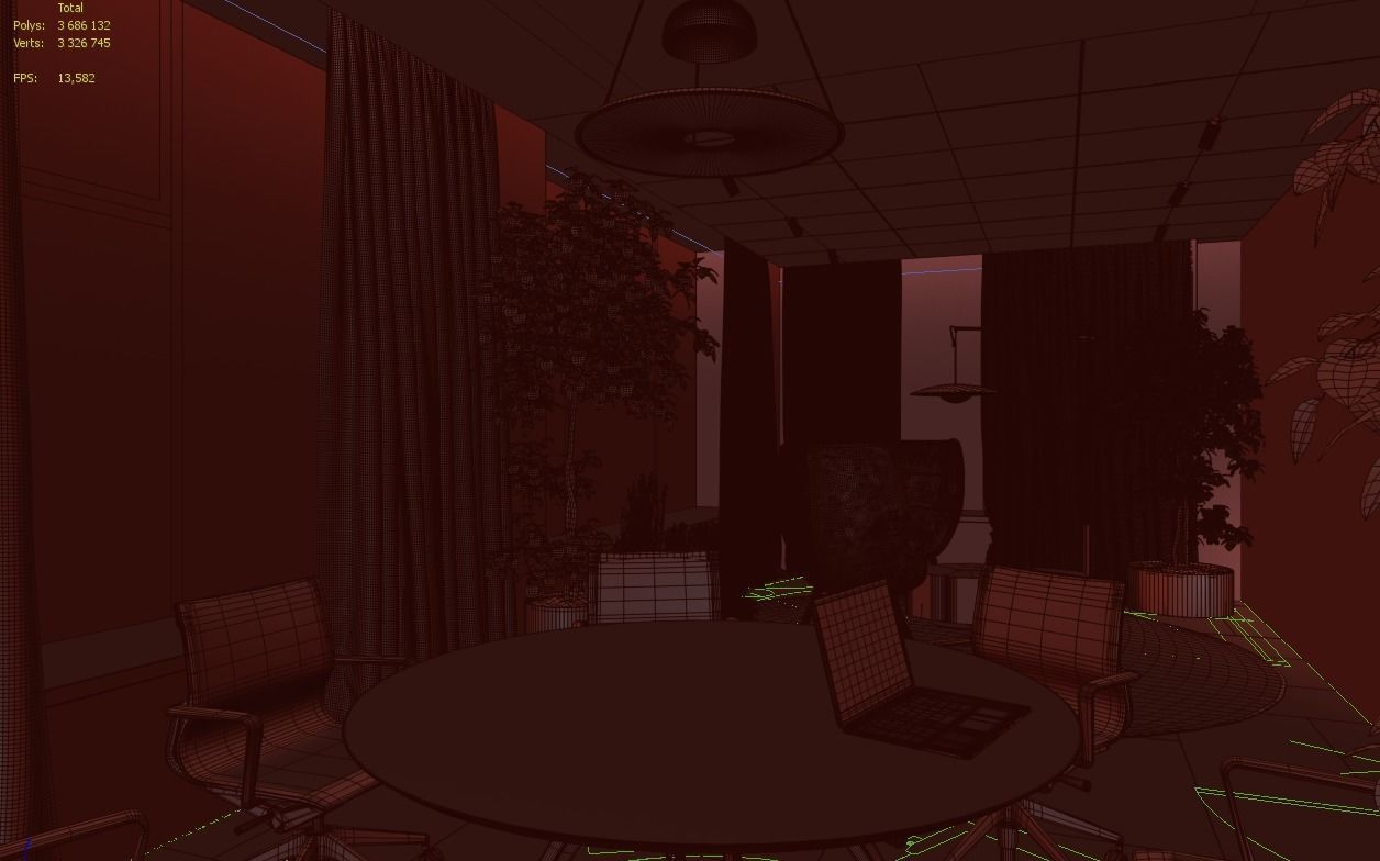 Scene Meeting room 3D model_9