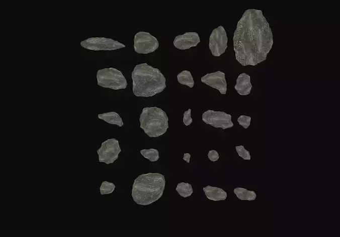 Stones Pack Volume 5 Low-Stones Pack Volume 5 Low-poly 3D modelS Low-poly 3D model