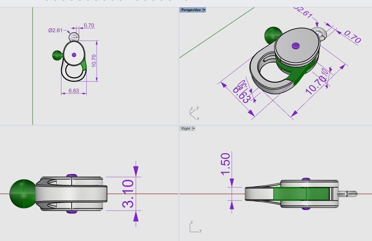 lock zamok 3 3D print model_1