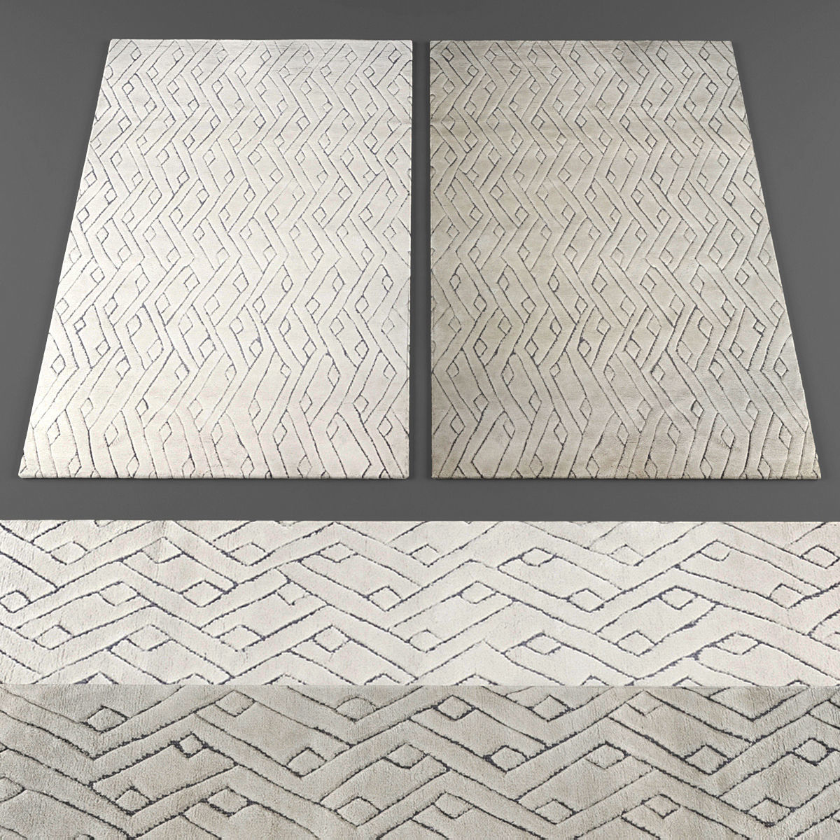 Rugs collection 171 Low-poly 3D model_2