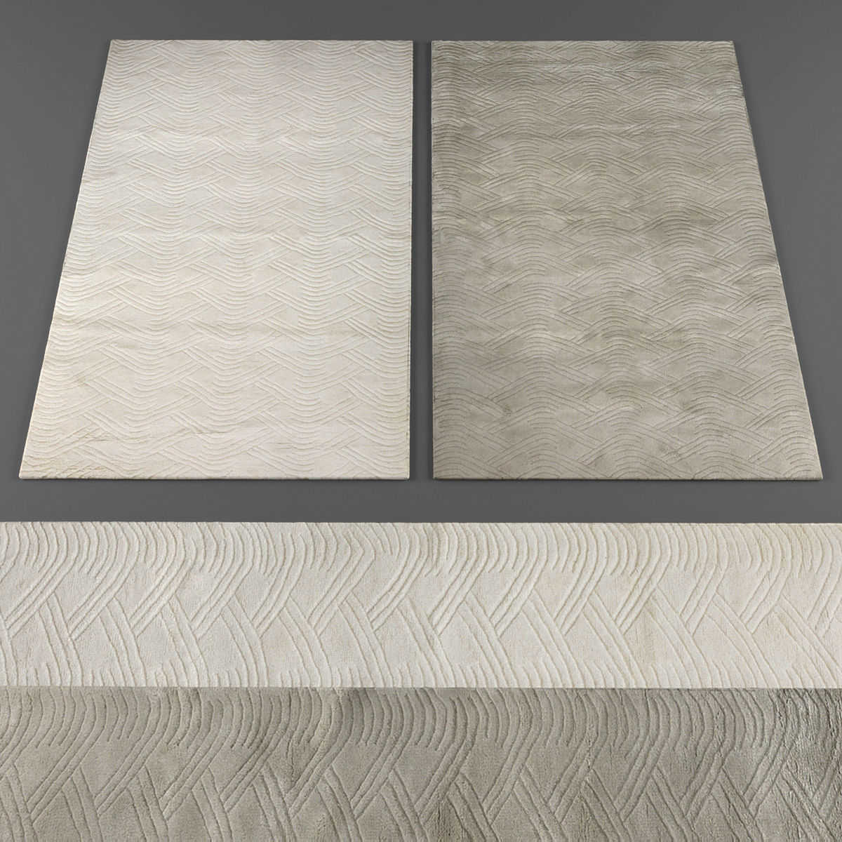 Rugs collection 171 Low-poly 3D model_1