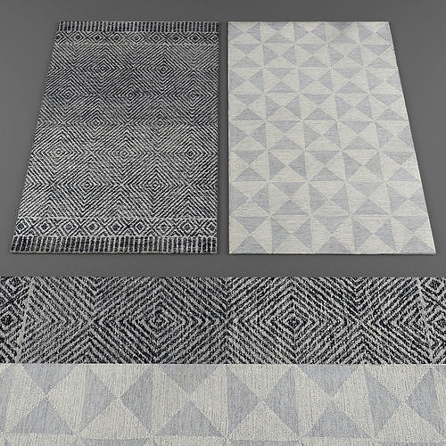 Rugs collection 172 Low-poly 3D model