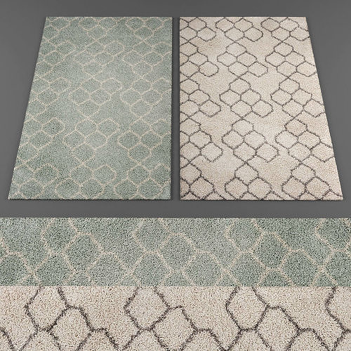 Rugs collection 173 Low-poly 3D model