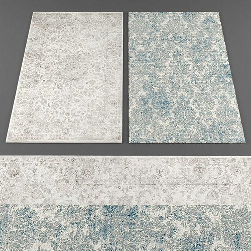 Rugs collection 174 Low-poly 3D model