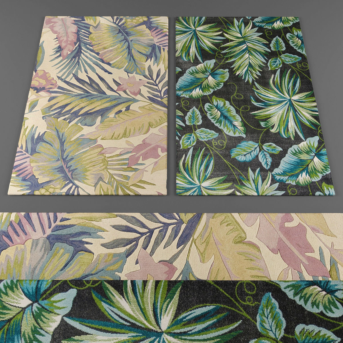 Rugs collection 178 Low-poly 3D model_1