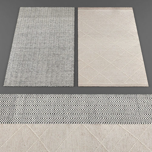 Rugs collection 179 Low-poly 3D model