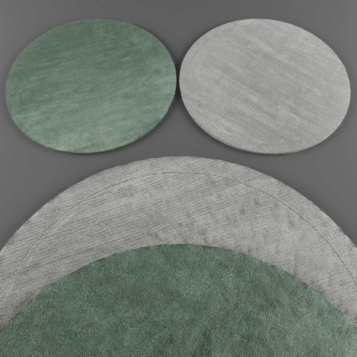 Rugs collection 180 Low-poly 3D model_1