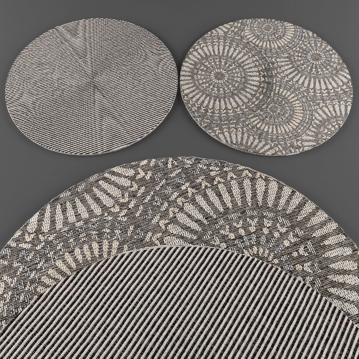 Rugs collection 180 Low-poly 3D model_2