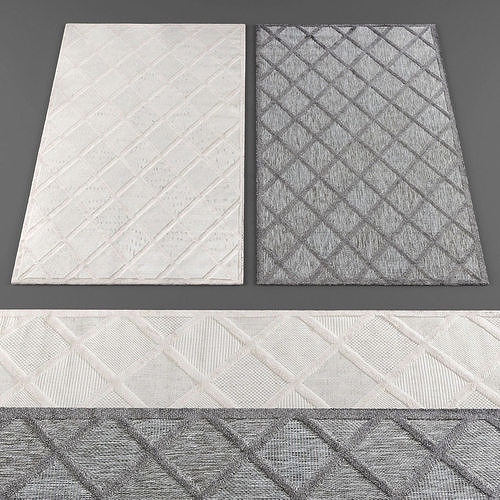 Rugs collection 181 Low-poly 3D model