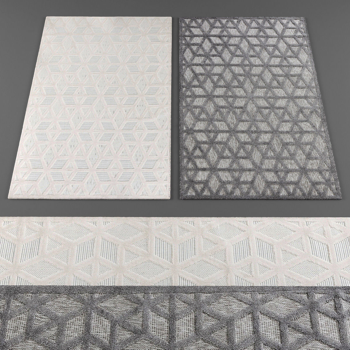 Rugs collection 181 Low-poly 3D model_2