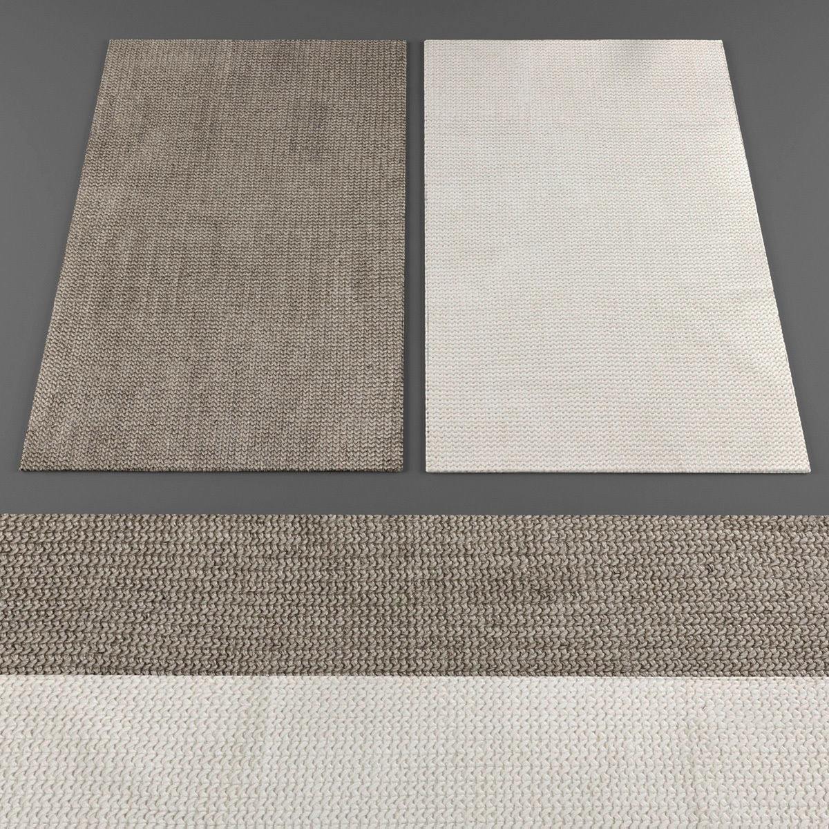 Rugs collection 182 Low-poly 3D model_1