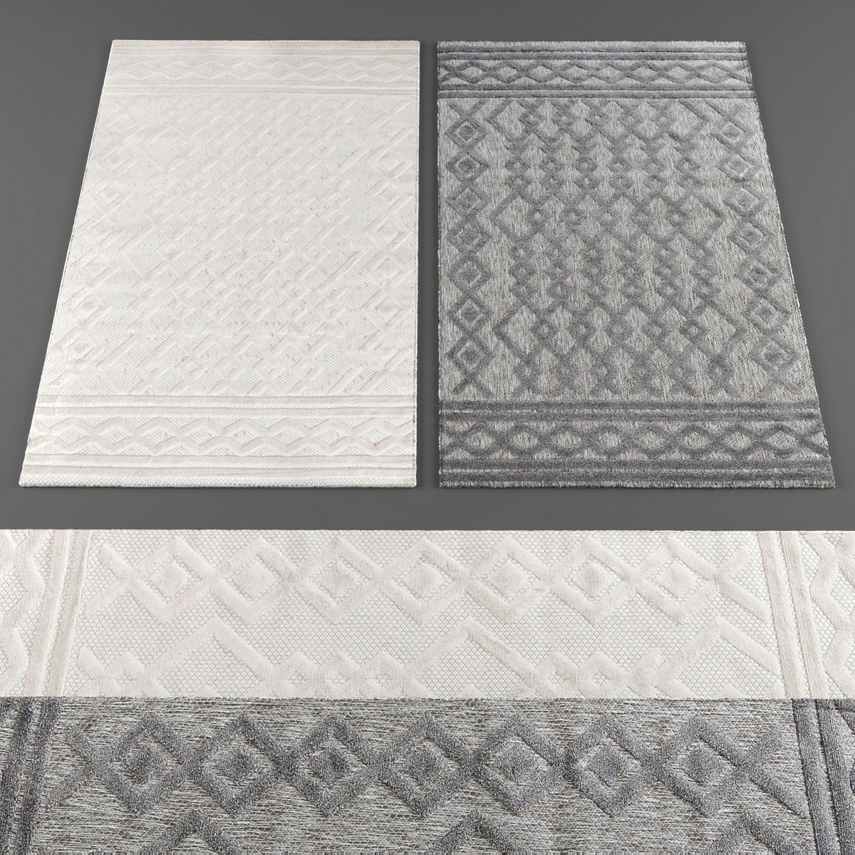 Rugs collection 182 Low-poly 3D model_2