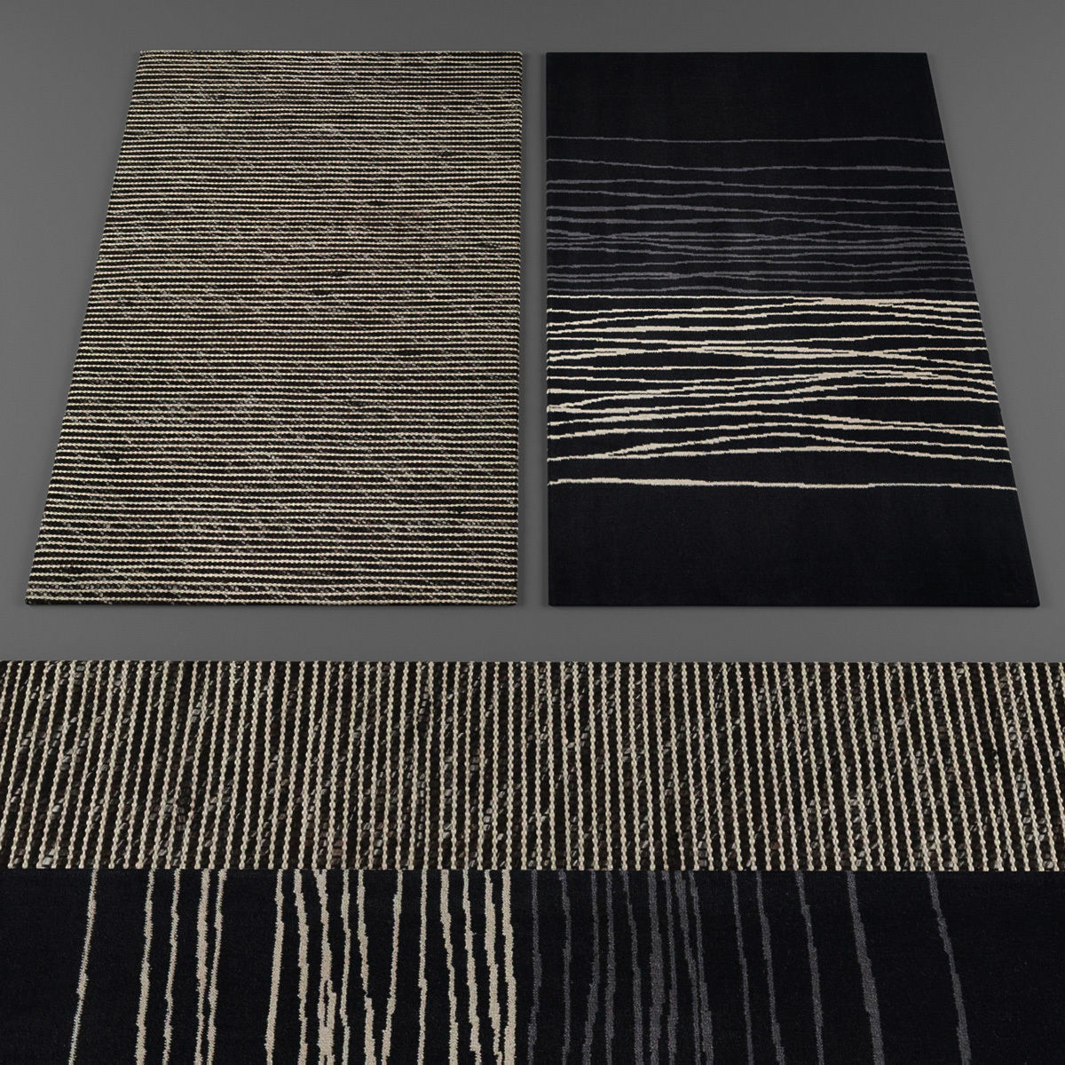 Rugs collection 183 Low-poly 3D model_1