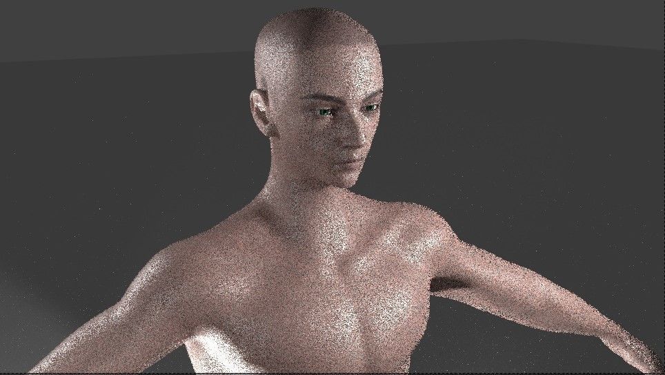 Realistic Human Body Base mesh - Rigged Low-poly 3D model Low-poly 3D model_2