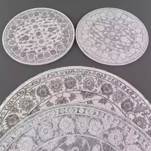 Rugs collection 185 Low-poly 3D model