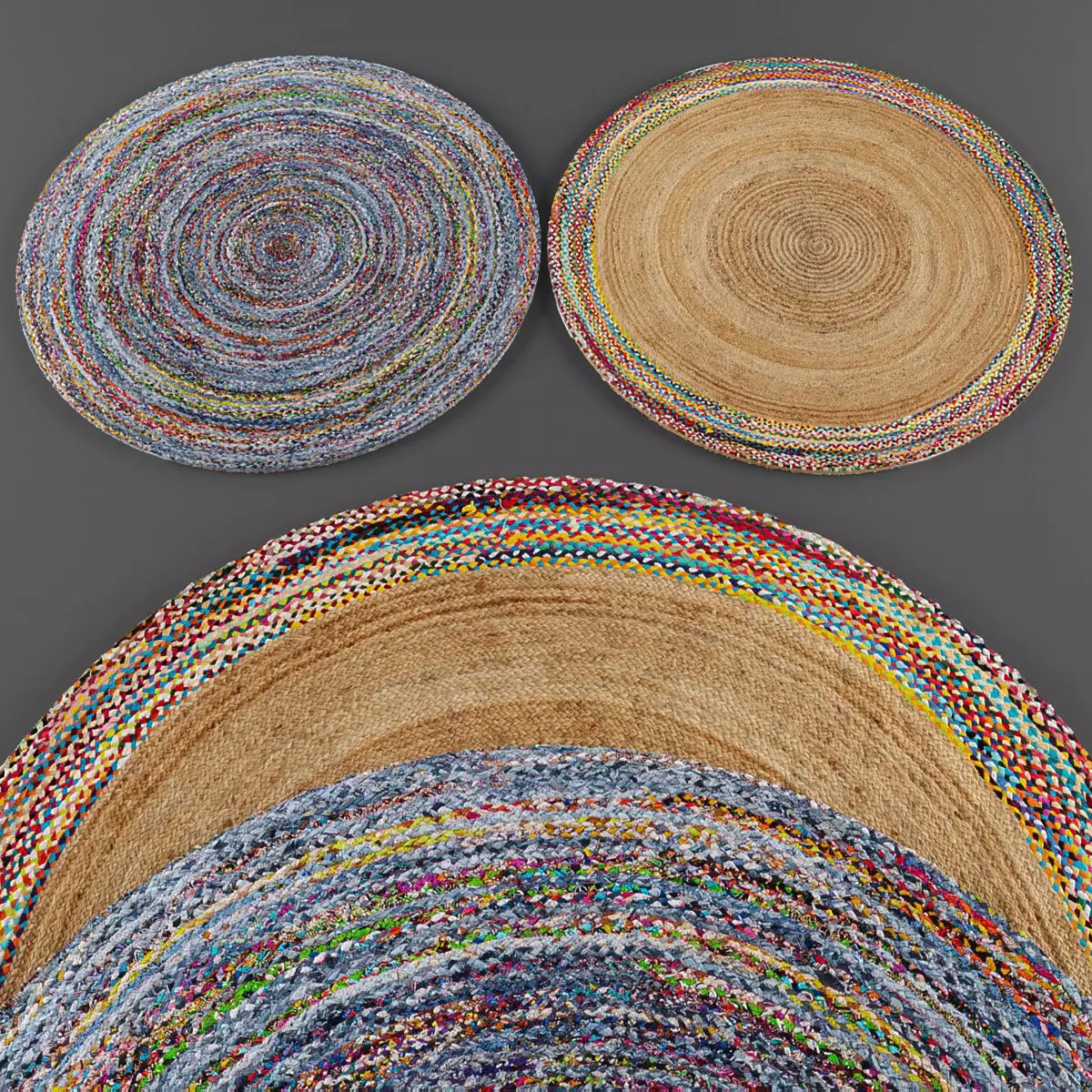 Rugs collection 190 Low-poly 3D model_0