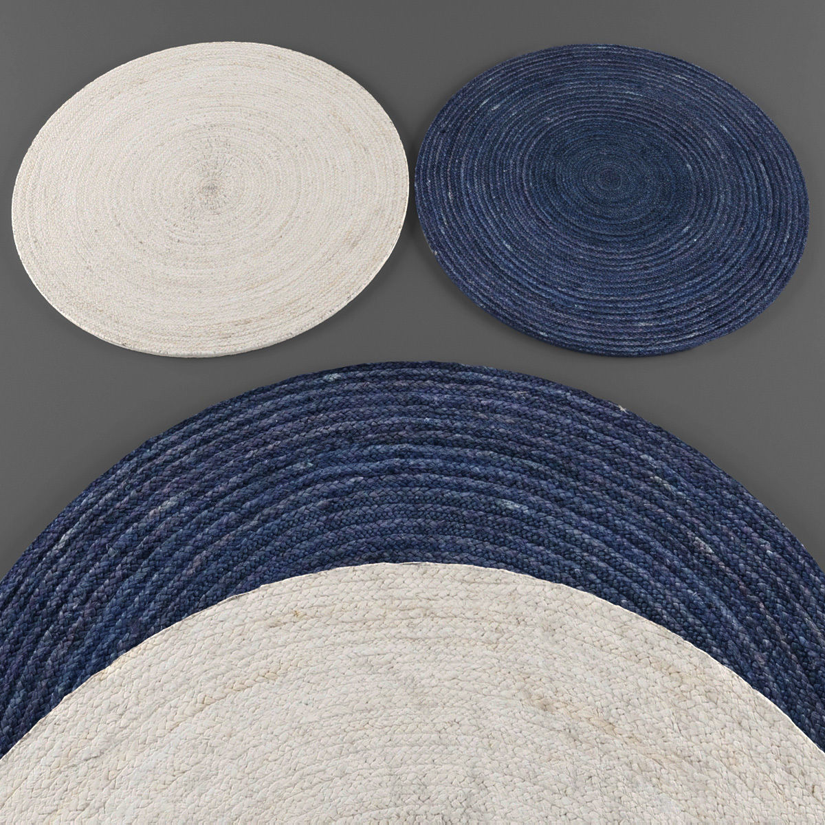 Rugs collection 190 Low-poly 3D model_2