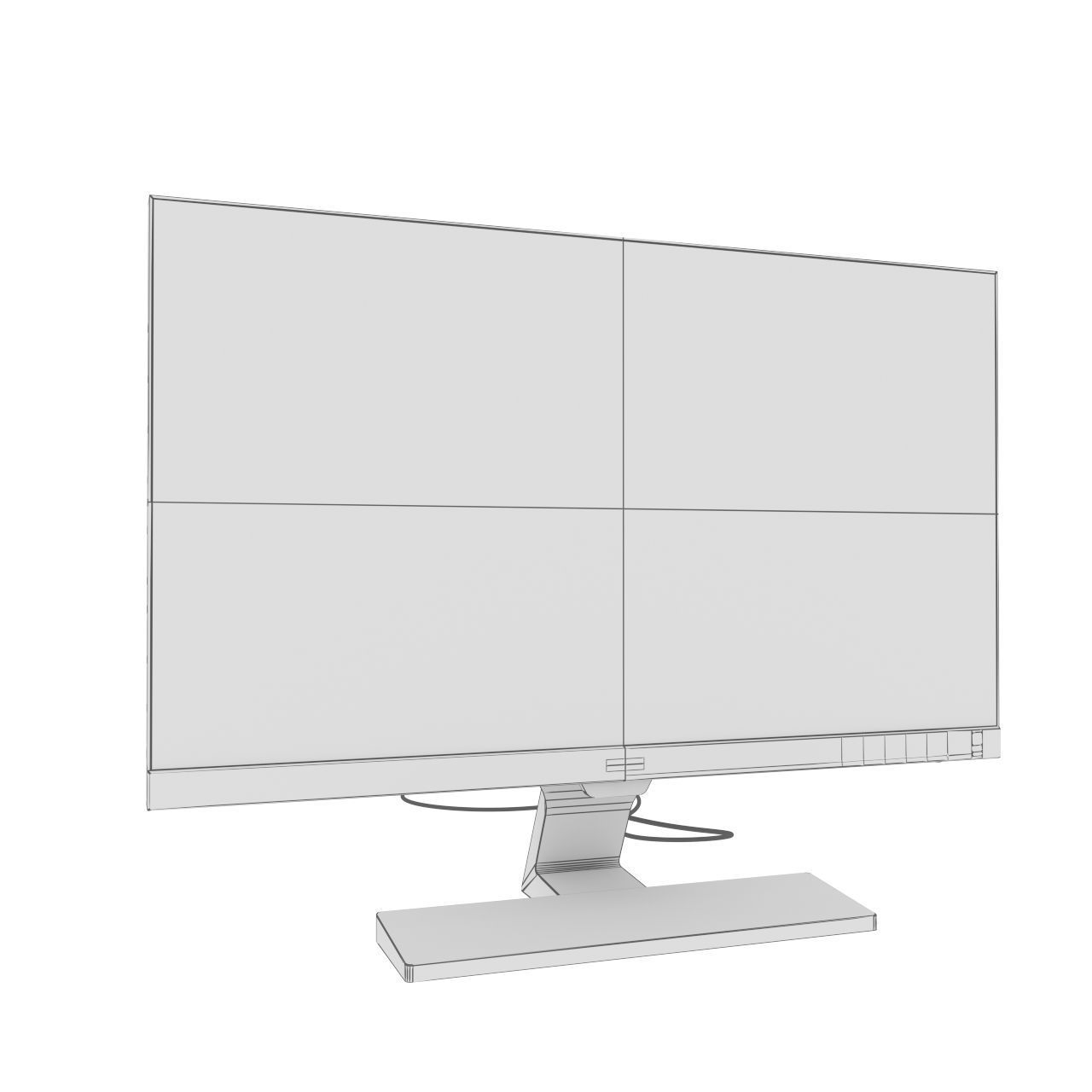 Monitor BenQ 3D model_11