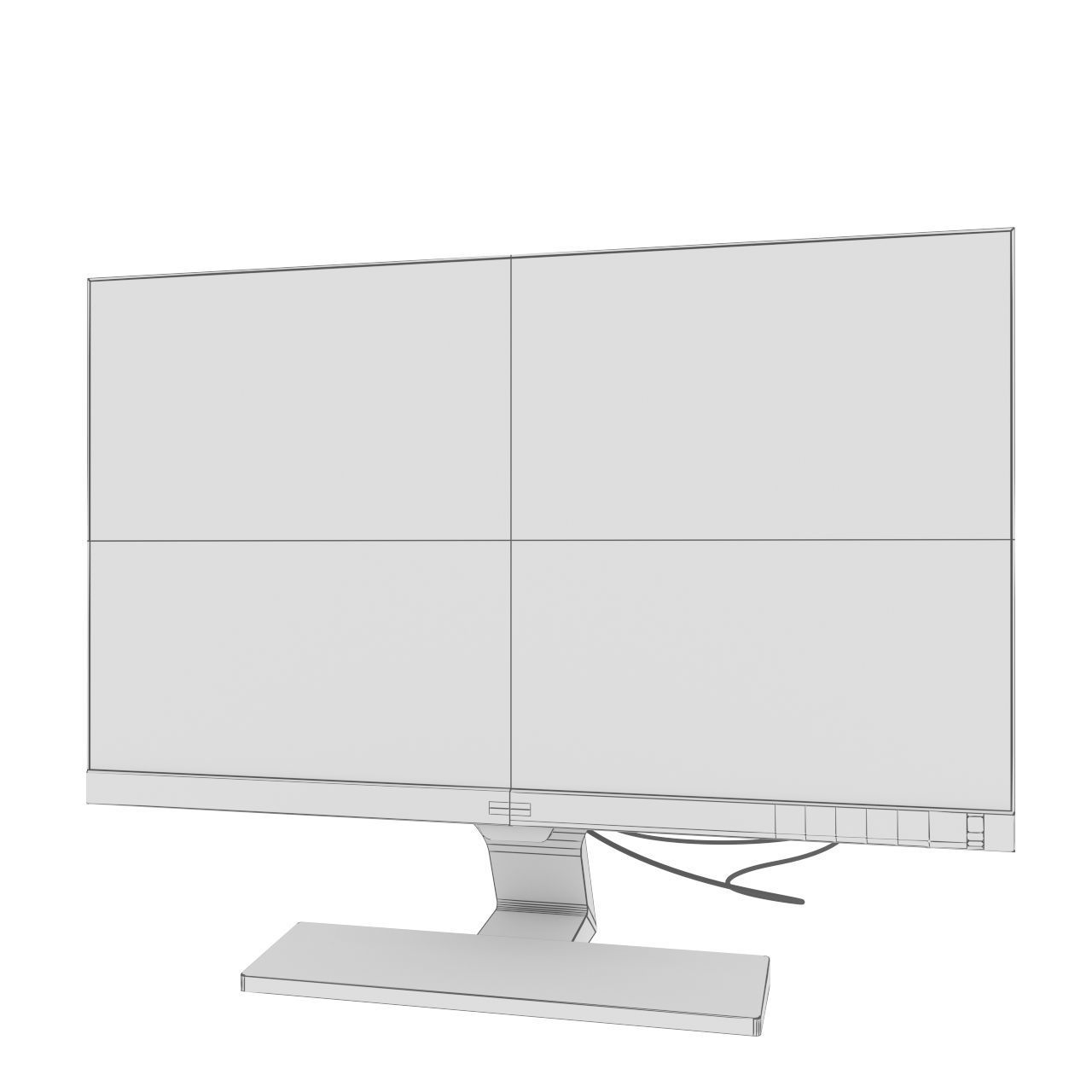 Monitor BenQ 3D model_12
