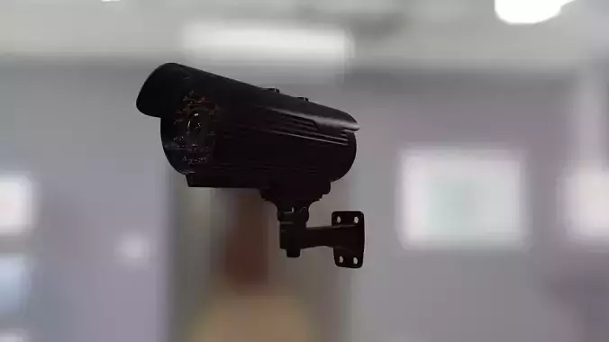 security camera 3D model