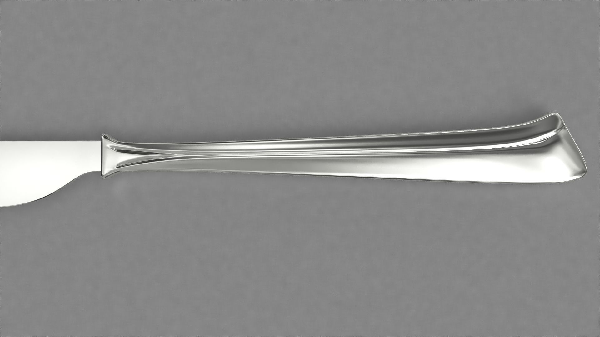snack knife 3D model_4