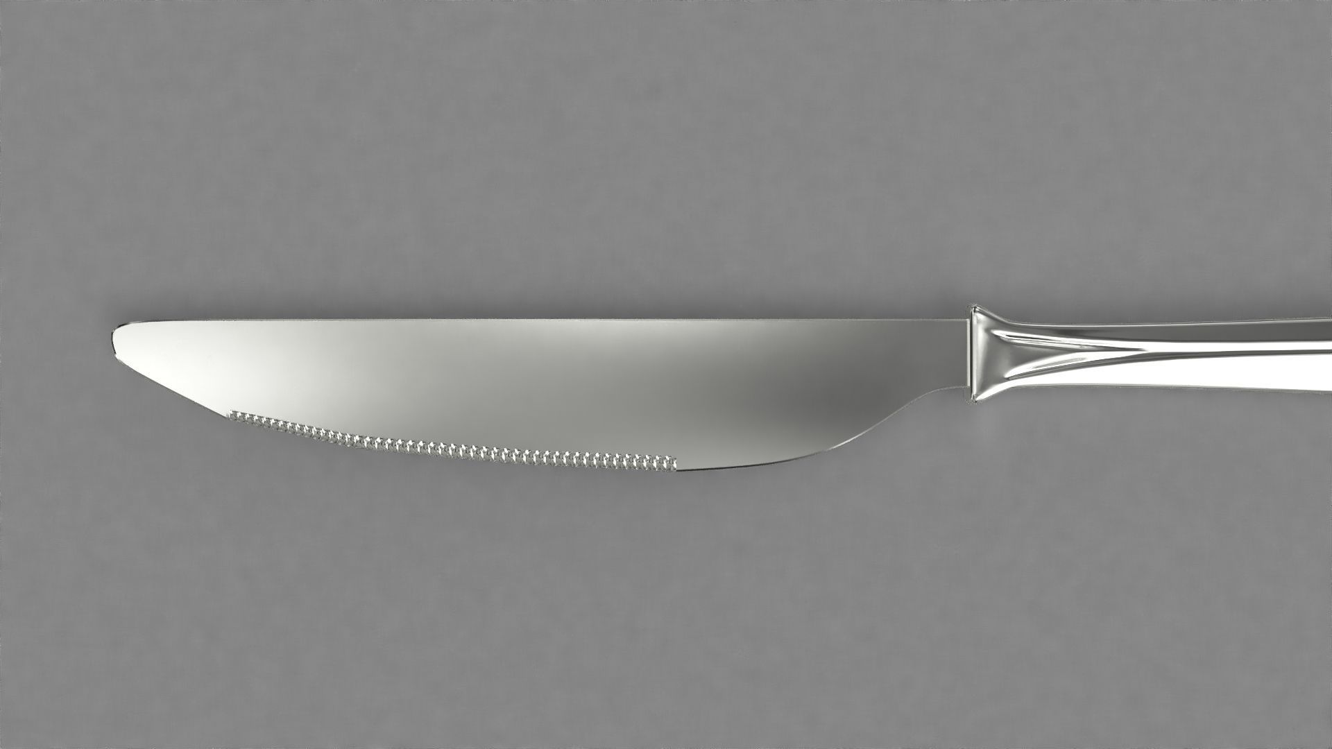 snack knife 3D model_3