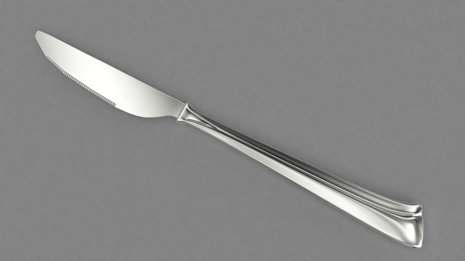 snack knife 3D model_1