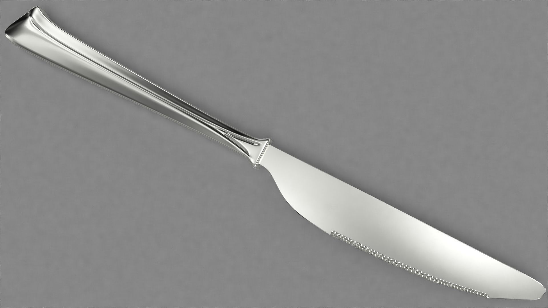 snack knife 3D model_2