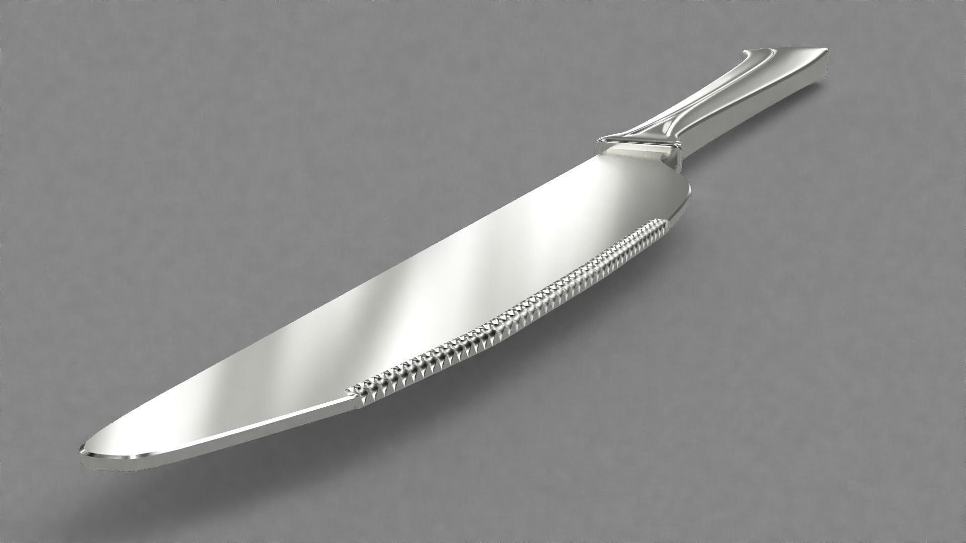 snack knife 3D model_0