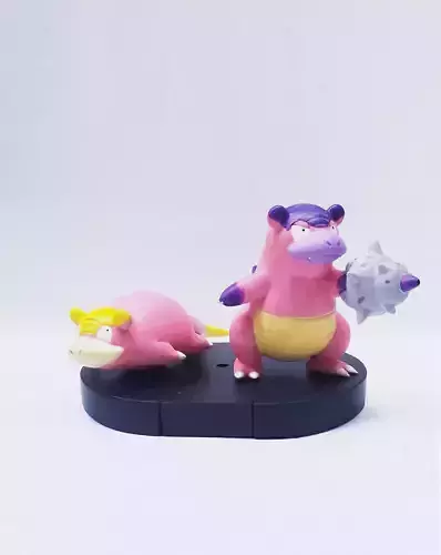 Pokemon Galarian Slowpoke and Slowbro 3D Print Model
