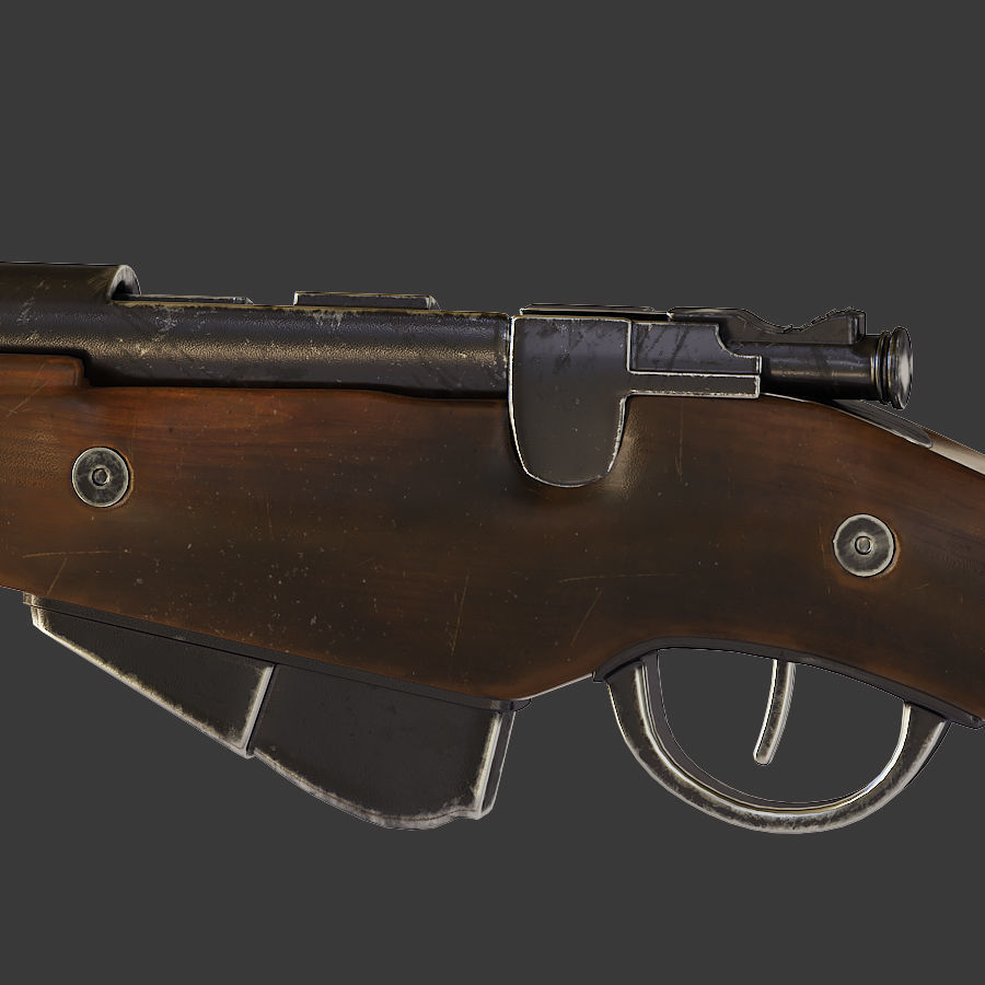 Mle1916 rifles 3D model_4