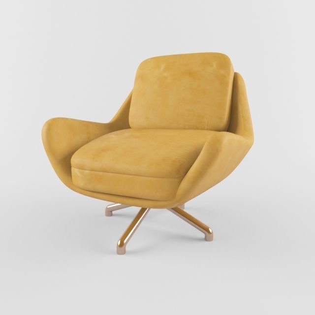 Jensen Minotti Armchair 3D model CGTrader