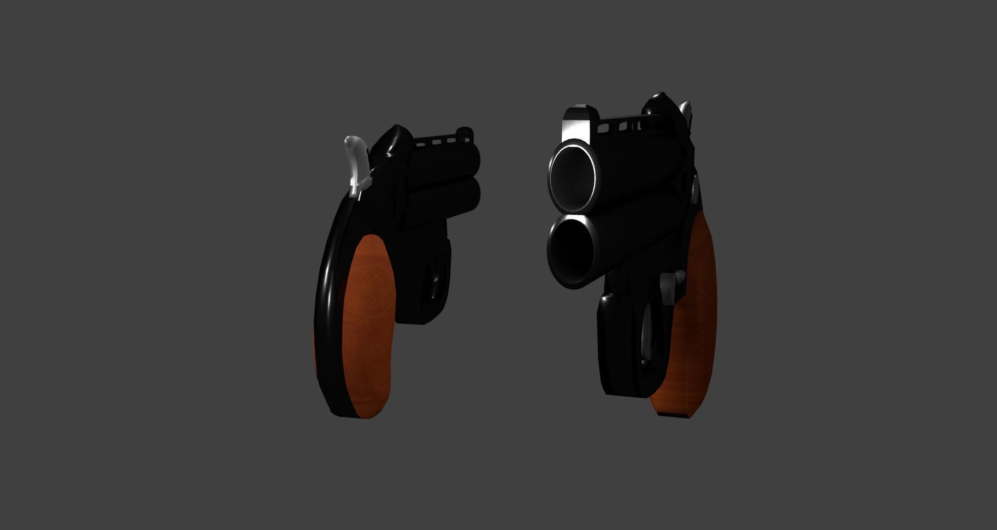 Palm pistol  3D model_7