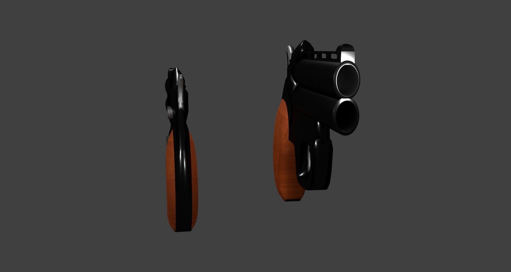 Palm pistol  3D model_6