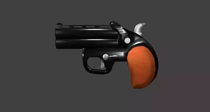 Palm pistol  3D model