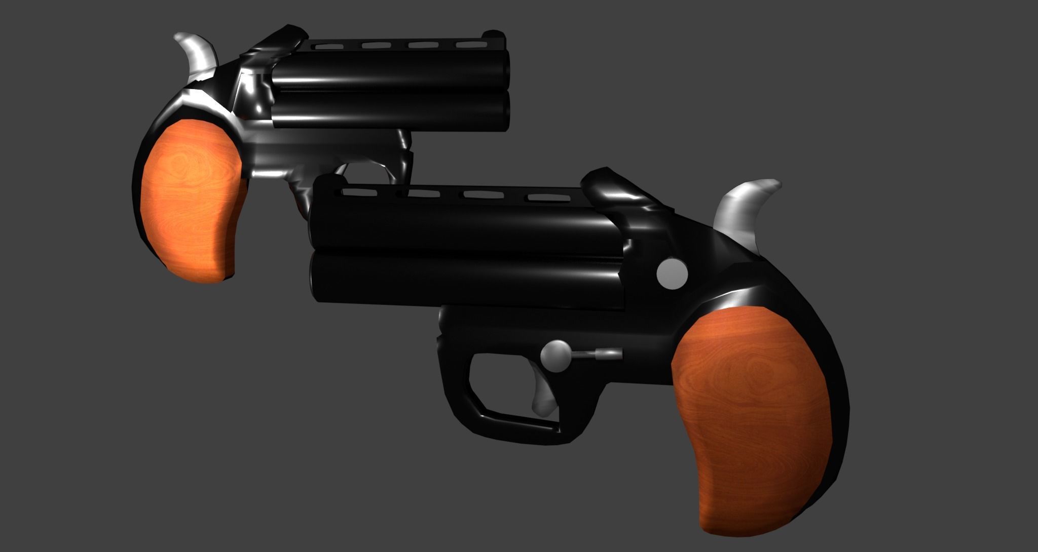 Palm pistol  3D model_10