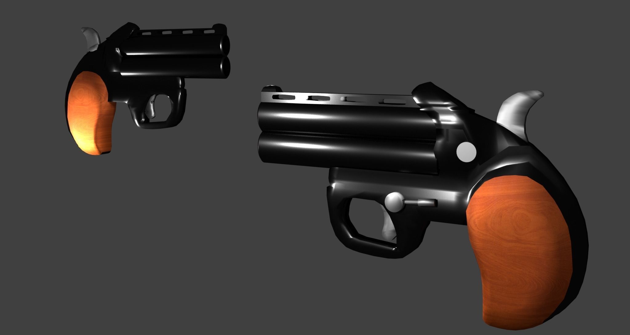 Palm pistol  3D model_11