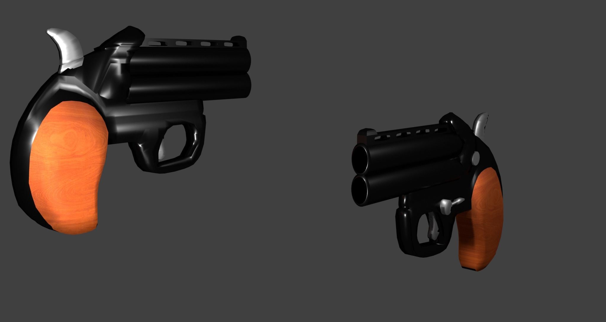 Palm pistol  3D model_8