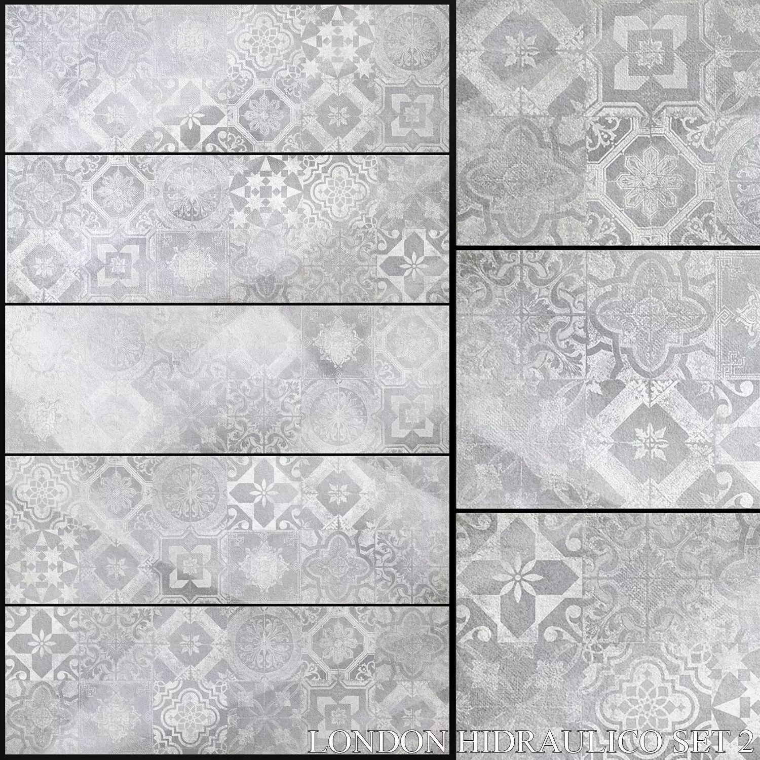 Keros Decorado London Hidraulico Set 2 3D model_0