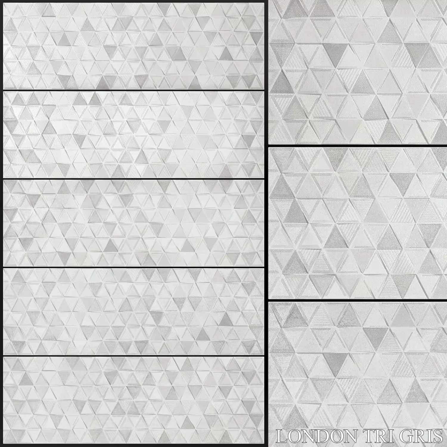 Keros London Tri Gris Decorado 3D model_0
